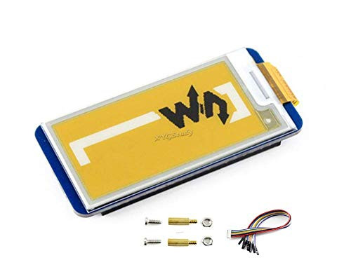 XYGStudy for Raspberry Pi STM32 Jetson Nano 213inch ePaper EInk Display HAT Module C Screen 212x104 Resolution SPI Interface YellowBlackWhite 3Color with Embedded Controller 33V5V