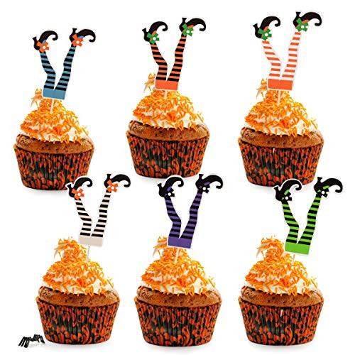 Halloween Cupcake Toppers Witch Boot Cake Topper 30 Pc Witch Cupcake Toppers Halloween Witch Decor Halloween Cupcake Toppers Witch Boot Cake Topper 30 Pc Witch Cupcake Toppers Halloween Witch Decor