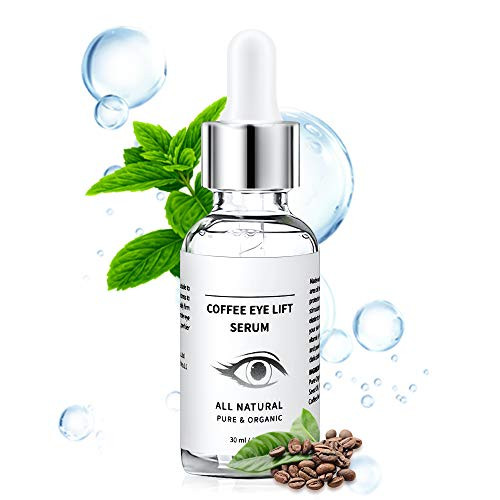 Under Eye Serum  Eye Serum for Dark Circle Eye Puffiness Eye Bag Treatment Anti AgingWrinkle Eye Moisturizer with Hyaluronic Acid Glycerin  Caffeine Eyes Serum for Men or Women