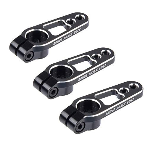 FPVKing Aluminum 25T Servo Horn Arms 25 Teeth Spline M3 Clamp Steering for RC Car Crawler Large Torque Digital Coreless Servo Parts