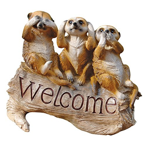 Design Toscano The Meerkat Menagerie Welcome Statue Design Toscano The Meerkat Menagerie Welcome Statue