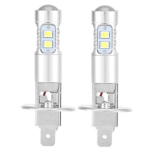 LED Bulb Headlight Kit 2Pcs H1 6000K Super White 100W LED Headlight Bulbs Kit Fog Driving Light