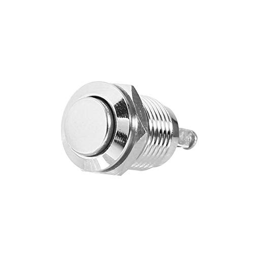 DC 36V 2A 12mm Metal Momentary Push Button Waterproof Start Button Switch Momentary Push Button