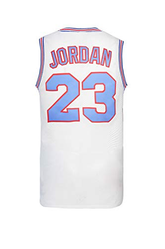Mens Space Jam Jersey #23 Moive Basketball Jerseys Shirts for PartyMWhite