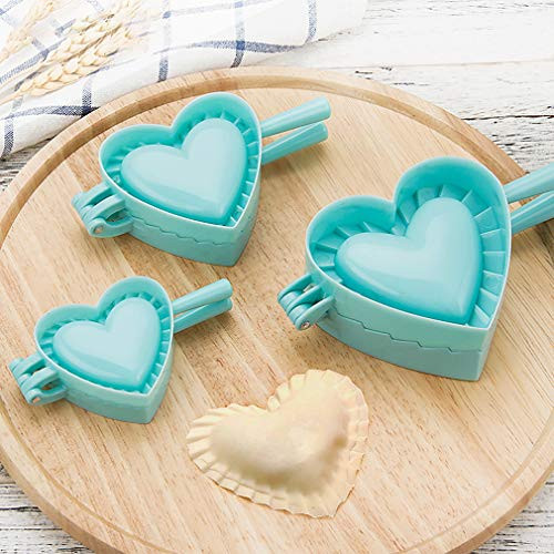 Dumpling Maker Ravioli Maker Set Dumpling Meat Pie Ravioli Mold Pastry Crimpers Tool Heart3pcs