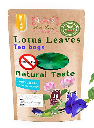 Lotus leaves 30 Tea bags Natural Taste Premium tea grown in Thailand