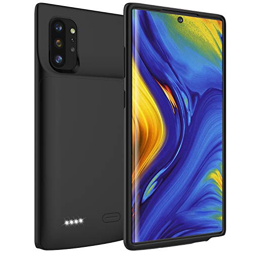 LOYTAL Battery Case for Samsung Galaxy Note 10 Plus 5G 6000mAh Rechargeable Extended Battery Charging Charger Case with Raised Bezel Add 100 Extra Juice