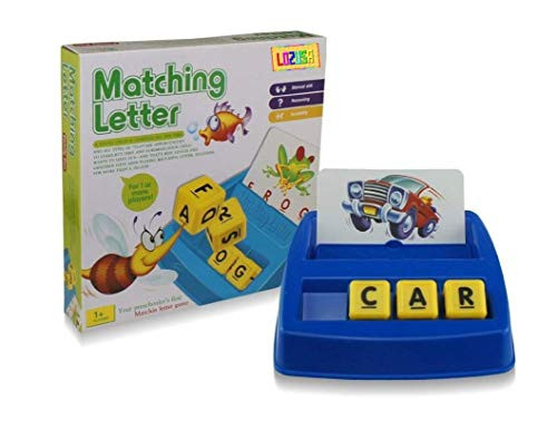 Matching Letter Game Play Set Word Recognition Boys Girls Best Educational Gift Teaches Spelling Toy Kit Ages 3+