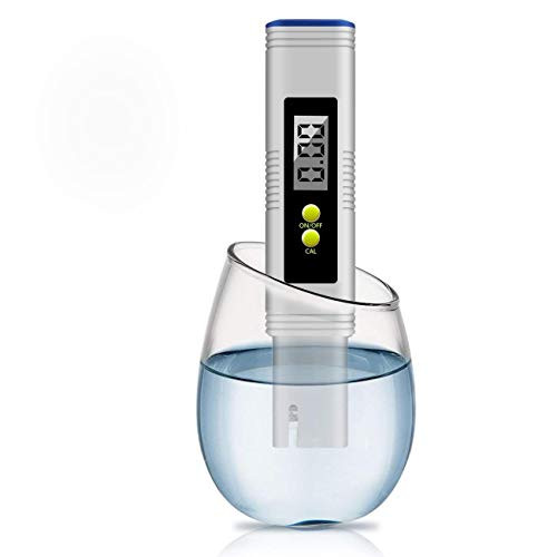 Digital PH Meter 001 PH High Accuracy Water Quality Tester PH Meter with 014 PH Measurement Range  Test Kit for Household Drinking Pool and Aquarium Water PH Tester