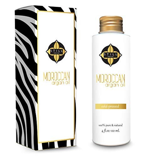 STILL Argan Oil 4oz120ml Argan Oil for hairSkin Face100 pure Cold Pressed Hair moisturizer Carrier Oil Stimulate Hair Growth Best Natural Anti Aging Skin Care Beard Oil Argan Oil Morocco