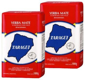Taragui Yerba Mate Con Palo 22lbs 2pack