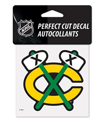 WinCraft NHL Chicago Blackhawks Official 4x4 inch Perfect Cut Vinyl Decal
