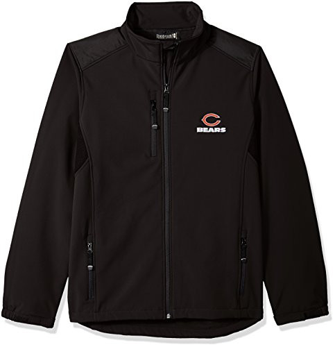 Dunbrooke Apparel NFL Chicago Bears Mens Softshell Jacket Small Black