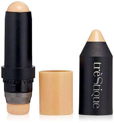 trèStiQue Tint Moisturize  Blend Foundation Face Stick  Natural Looking Weightless Buildable Tinted Moisturizer  Vegan Cruelty Free  Paradise Island Beige 021 oz