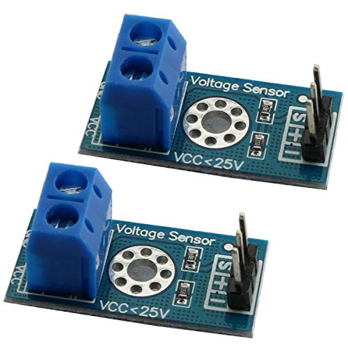 Youliang 2pcs Voltage Detection Module Voltage Sensor DC025v for Arduino with Code