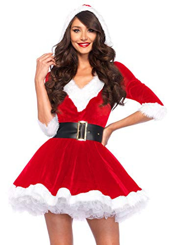 Leg Avenue Womens 2 Pieces Mrs Claus Costume RedWhite XLarge