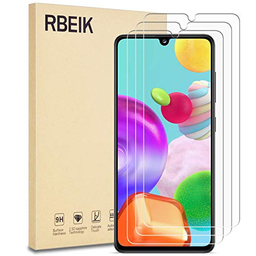 3 Pack RBEIK for Samsung Galaxy A41 Screen Protector 9H Hardness HD AntiFingerprints Scratch Resistance Bubble Free Tempered Glass for Samsung Galaxy A41