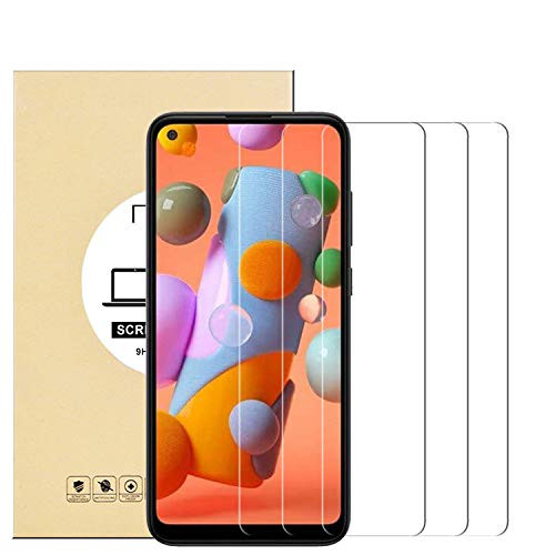 3 Pack for Samsung Galaxy A11 Screen Protector Glass KTTWO AntiScratch AntiFingerprint 9H Hardness Tempered Glass Screen Protector for Samsung Galaxy A11