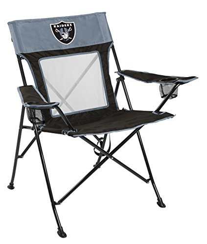 Rawlings NFL Game Changer Large Folding Tailgating and Camping Chair with Carrying Case Oakland Raiders