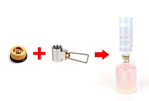 OAREA Canister Gas Convertor Shifter Refill Adapter Gas Stove Camping Stove Cylinders  Gas Cartridge Head Conversion Adapter