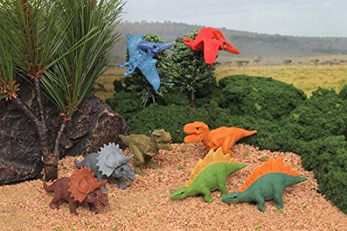Iwako Dinosaur Japanese Erasers from Japan 6 pieces  Random Mix