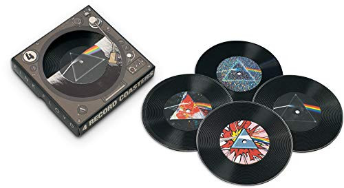 Aquarius SP1005 Pink Floyd vinyl coasters Medium multicolor