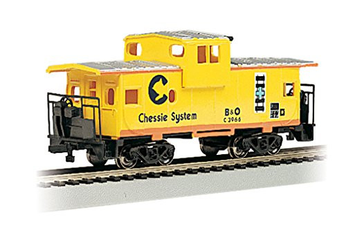 Bachmann Trains 36 WideVision Caboose CHESSIE Yellow HO Scale Bachmann Trains 36 WideVision Caboose CHESSIE Yellow HO Scale