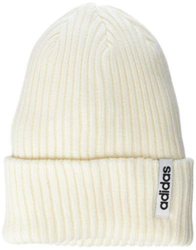 adidas Womens Hawthorn Fold Beanie Cloud White ONE SIZE