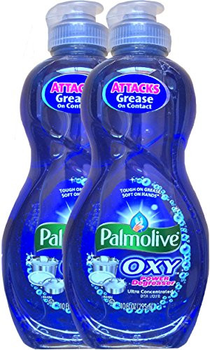 Palmolive Oxy Power Degreaser Ultra Concentrated Dish Liquid 10 Fl Oz Tough on Grease Soft on Hands Attacks Grease on Contact PACK OF 2