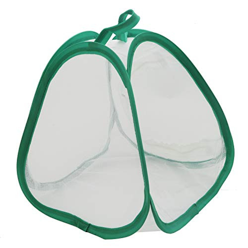 Qingo Collapsible Insect and Butterfly Habitat cage Terrarium Pop up Open  236 Inches Tall Triangle