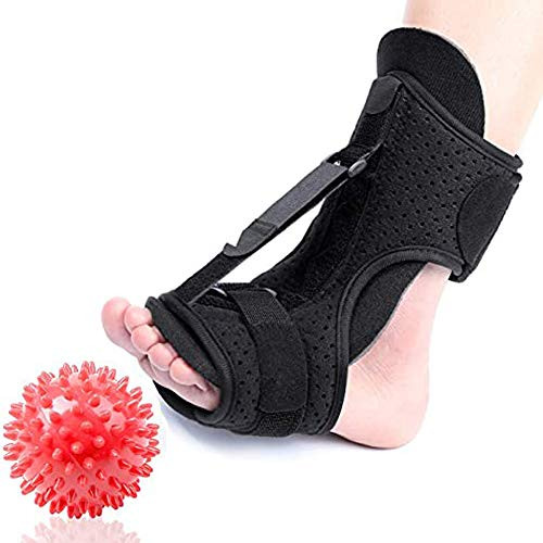 Plantar Fasciitis Night Splint Shellvcase Foot Drop Orthotic Support Brace Adjustable Elastic Dorsal Night Splint Pain Relief from Plantar Fasciitis Heel Ankle Arch Foot Pain Achilles Tendonitis