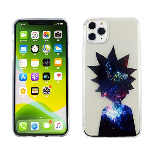 iPhone 11 Pro Max TPU Case CASEVEREST 3D Print Design Slim Fit Cover Rick  Morty Galatic Spaceship IP 11PM