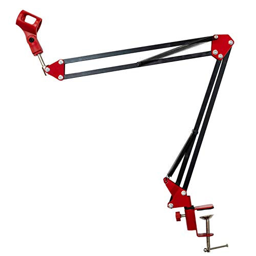 Deco Gear Microphone Suspension with Boom Scissor Arm Stand