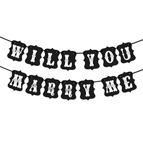 Will You Marry Me Bunting Banner Marriage Proposal Ideas Engagement Wedding Party Decorations Photo Props Sign