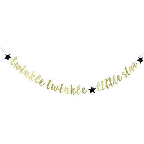 Gold Twinkle Twinkle Little Star Banner Baby Shower Gender Reveal 1st Birthday Party Decorations Gold Twinkle Twinkle Little Star Banner Baby Shower Gender Reveal 1st Birthday Party Decorations