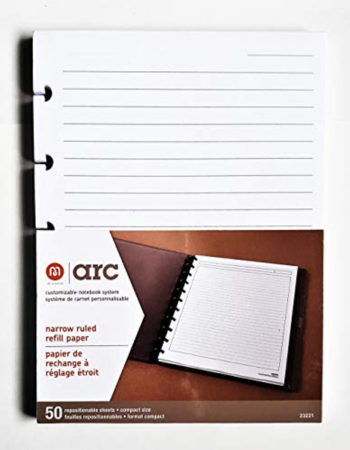 Staples Arc System Ruled Premium Refill Paper White 425 X575 inches