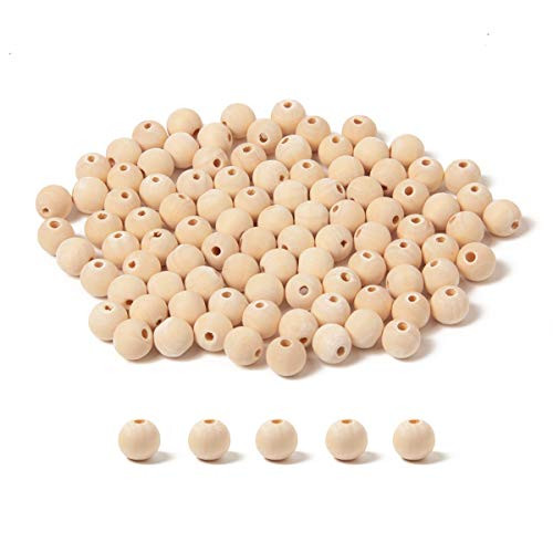 yalansmaiP 240 Pieces 16mm Natural Wood Beads Unfinished Round Ball Wooden Loose Beads Wooden Spacer Beads for Necklace Bracelet Jewelry DIY Craft Making yalansmaiP 240 Pieces 16mm Natural Wood Beads Unfinished Round Ball Wooden Loose Beads Wooden Spacer Beads for Necklace Bracelet Jewelry DIY Craft Making