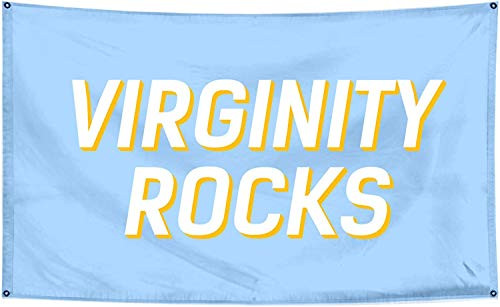 inteluck Danny Duncan Virginity Rocks Light Blue Wall Flag Banner 3x5 Feet