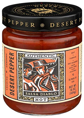 Desert Pepper Trading Company Salsa Diablo Hot 16Ounce