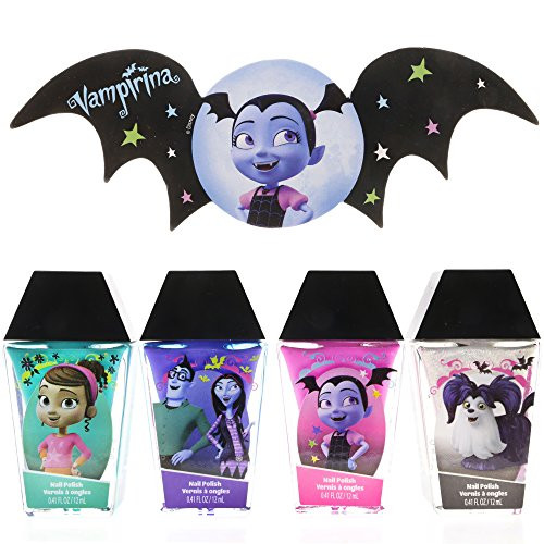 TownleyGirl Vampirina Super Sparkly Nail Polish Set for Girls with Nail File TownleyGirl Vampirina Super Sparkly Nail Polish Set for Girls with Nail File