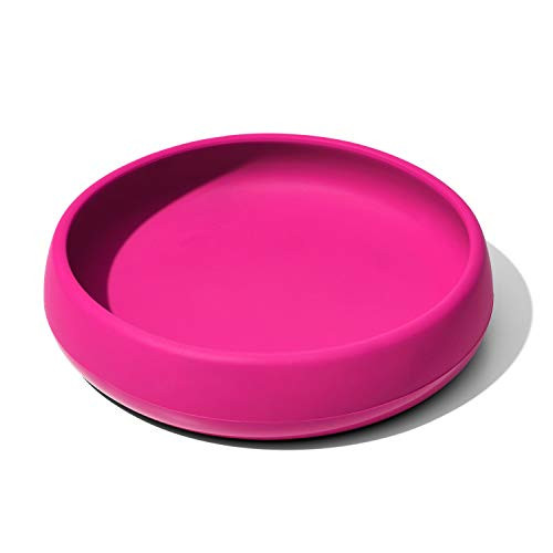 OXO Tot Silicone Plate Pink