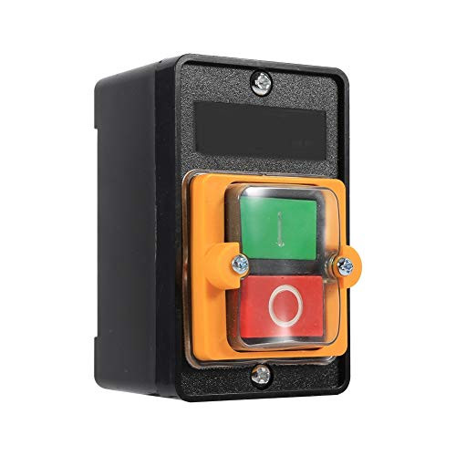 Latching Push Button Switch Keenso ONOFF Water Proof Oil Proof Push Button Switch Toggle Switches SelfLocking Automatic Reset Machine Tool Accessories 10A 380V