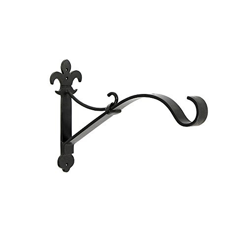 Achla Designs B40 Fleur De Lis Wall Small Bracket Hook Black