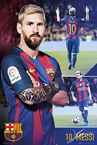 by ultimate poster Lionel Messi Barcelona Collage Poster 12x18 Rolled