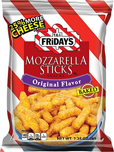 TGI Fridays Mozzarella Sticks 225Ounce  Original Flavor Pack of 6
