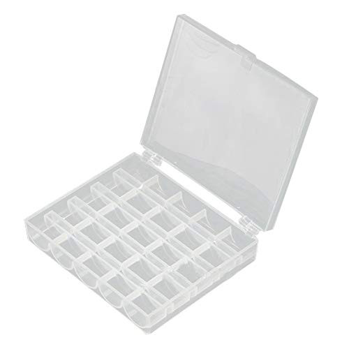 Sewing Machine Bobbins Kueimovi 25Pieces Plastic Sewing Machine Bobbins with Transparent Stroage Case Box for Brother Singer Babylock Janome Kenmore Sewing Machine Bobbins Kueimovi 25Pieces Plastic Sewing Machine Bobbins with Transparent Stroage Case Box for Brother Singer Babylock Janome Kenmore
