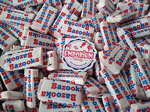 Bazooka Bubble Gum!  1 lb of Individually Wrapped Bubble Gum Pieces including Comic with Refrigerator Magnet