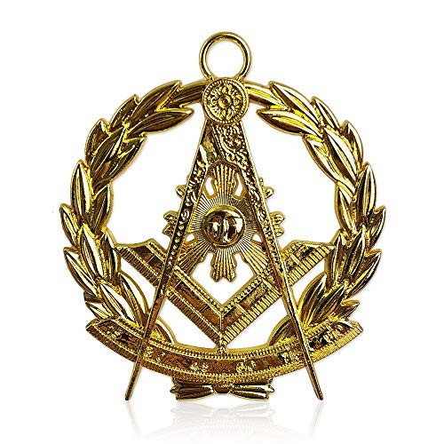 Masonic Past Master Collar Jewel Gold Plated