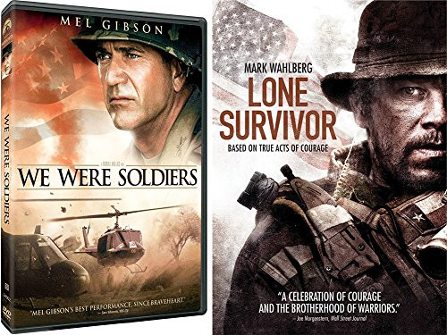 Lone Survivor True Story  We Were Soldiers Courage Movie Bundle Set
