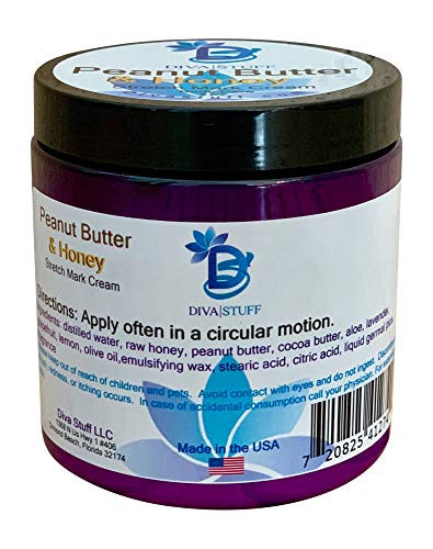 Diva Stuff Peanut Butter  Honey Stretch Mark Cream With Aloe And Cocoa Butter